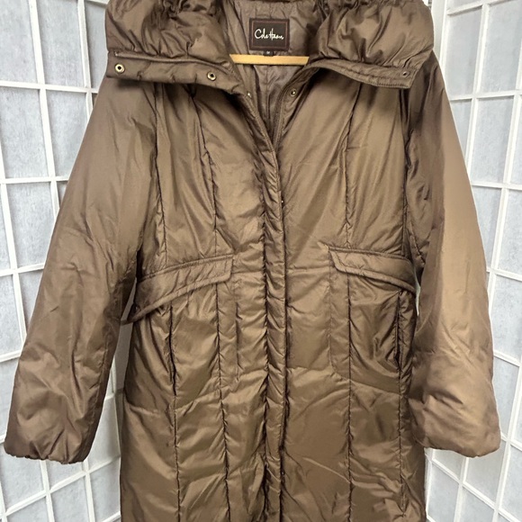 Cole Haan Jackets & Blazers - Cole Haan Brown Puffer Coat